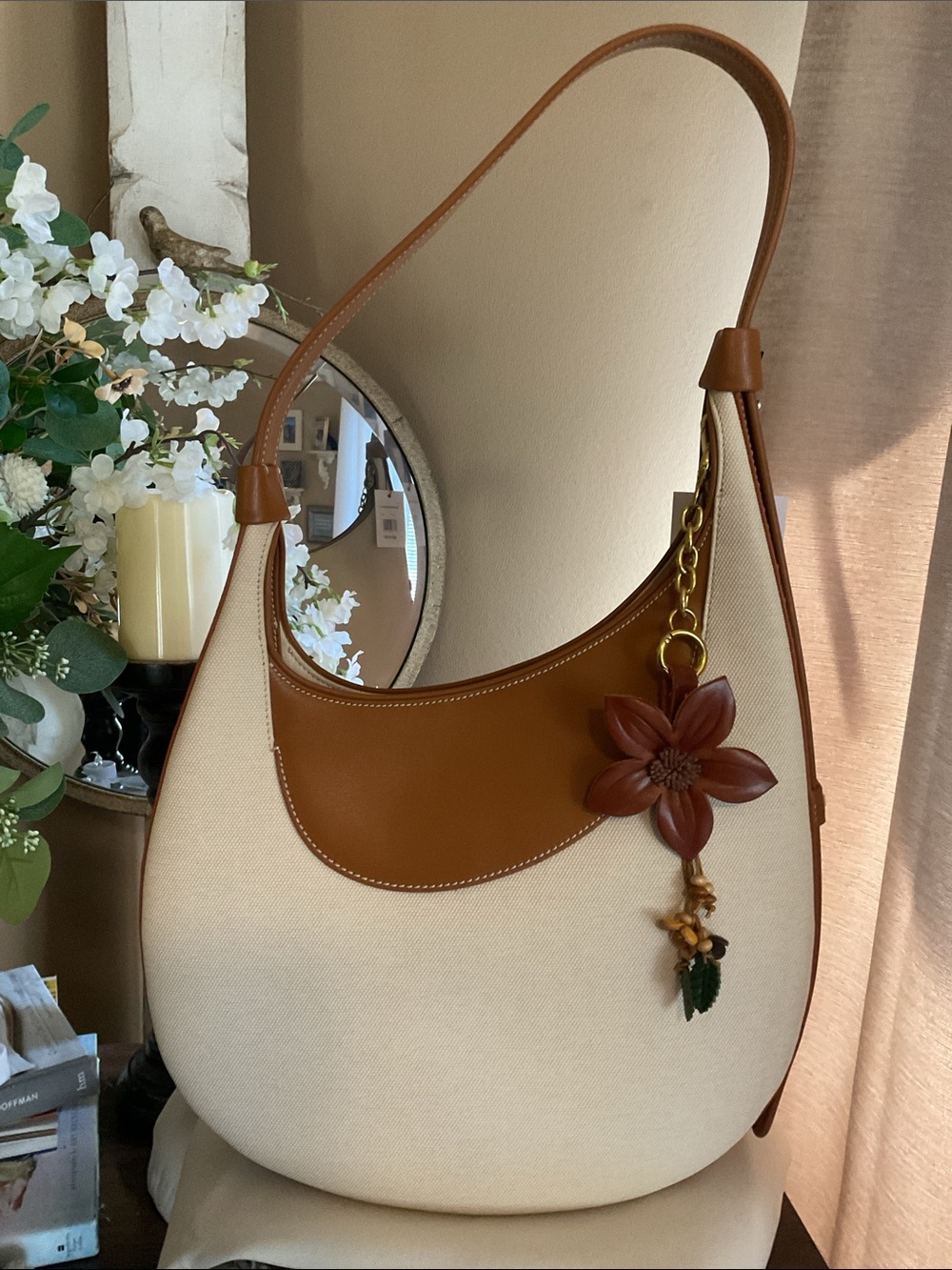 🌟 NWT | ‘Crooked’ Half Moon Shoulder Bag by KUNOGIGI - Picture 12 of 15